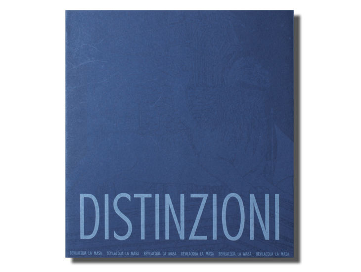 Catalogue for DISTINZIONI exhibition - Fondazione Bevilacqua La Masa